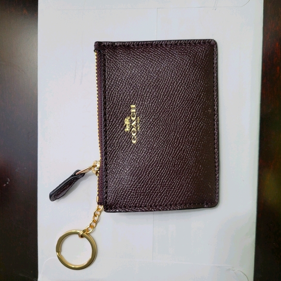 COACH mini ID case and key chain - Picture 1 of 3